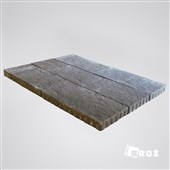 DITON skladebná dlažba CARCASSONNE® - 4 formáty tl. 6cm BAZALT